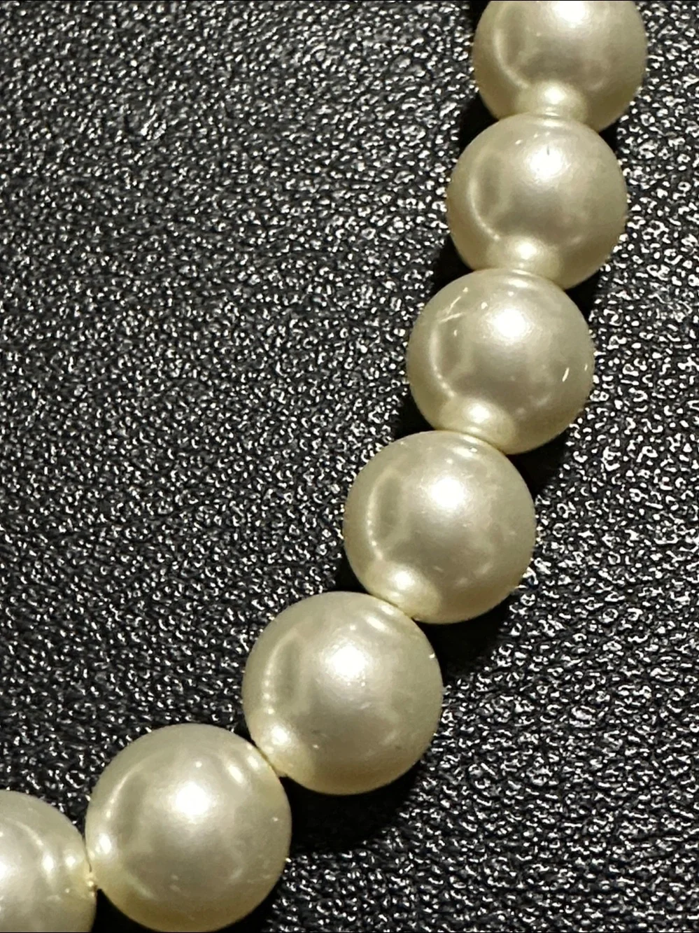 Classic Faux White 8.2mm Pearl Single Strand Necklace